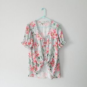 Show Me Your Mumu Women's Floral Blouse  size Large